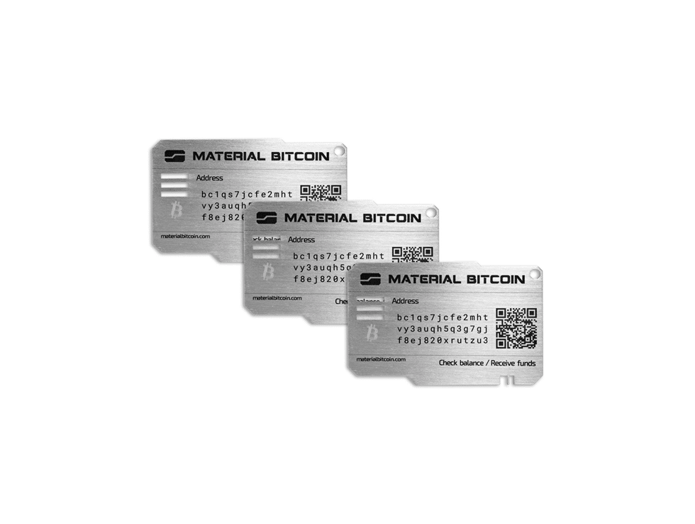 Material BitCoin 3 PACK
