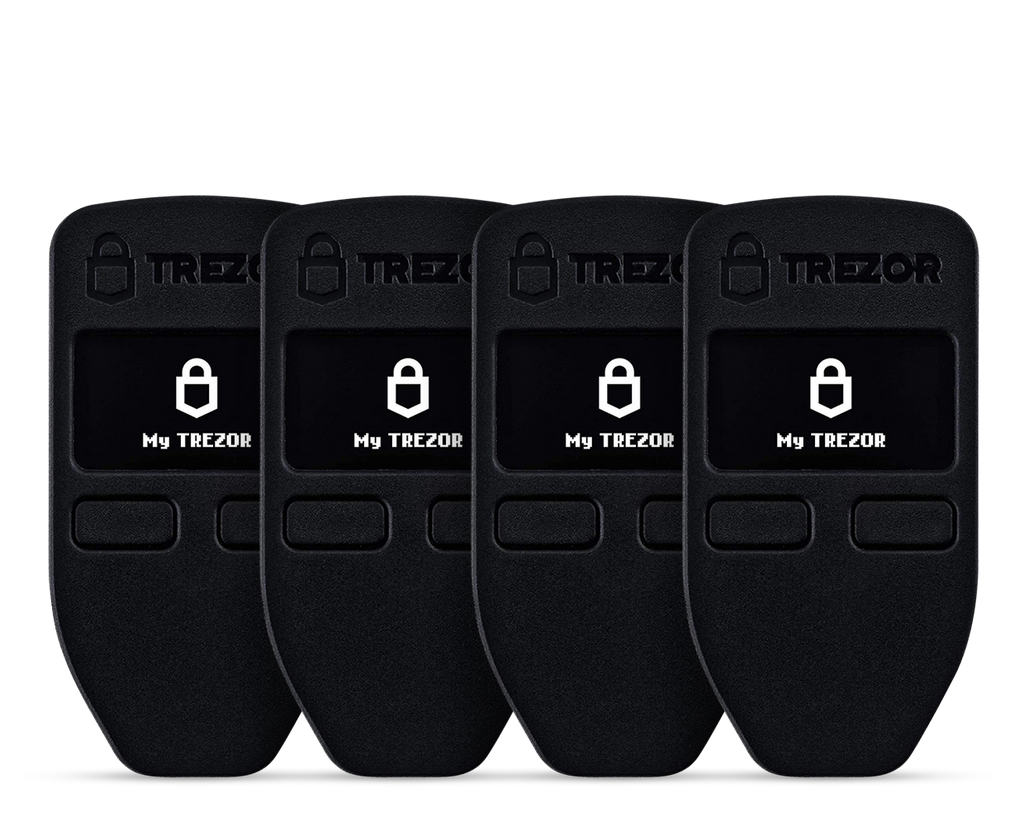 Trezor One Family Pack of 4 Hardware Wallets