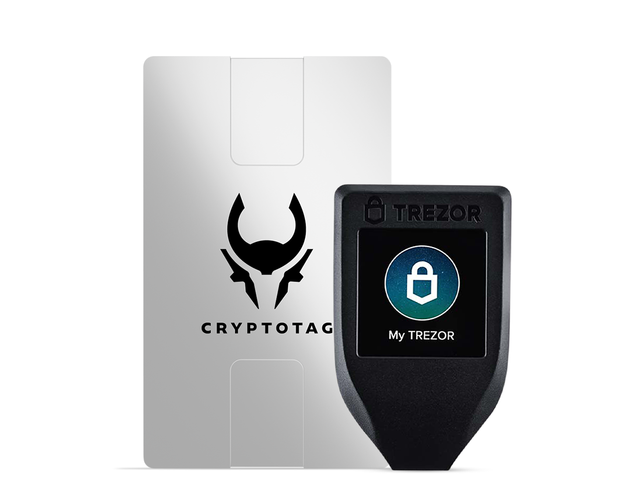 Trezor Model T + Cryptotag Zeus Pack