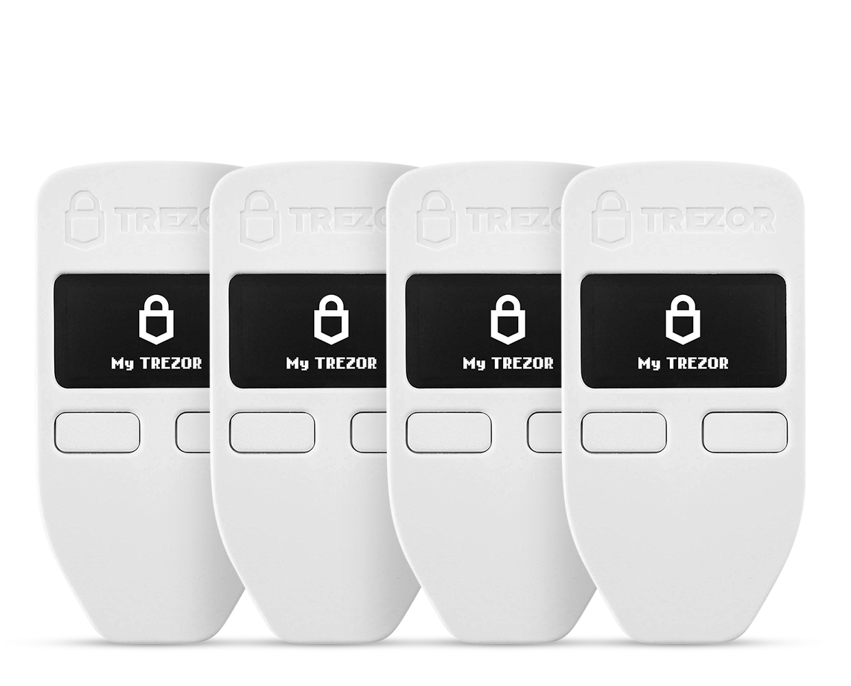 Trezor One Family Pack of 4 Hardware Wallets