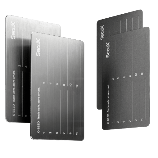 XSeed SecuX Trade safe, store smart