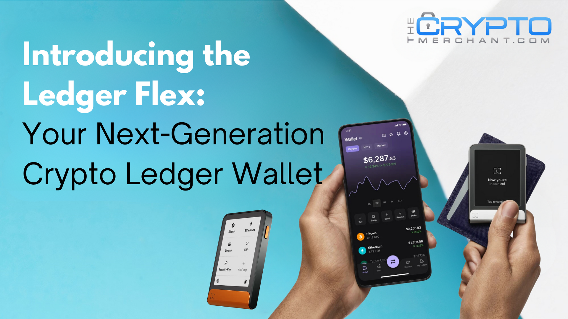 Introducing the Ledger Flex: Your Next-Generation Crypto Ledger Wallet –  The Crypto Merchant