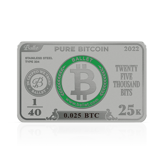 0.025 BTC (PURE Bitcoin)