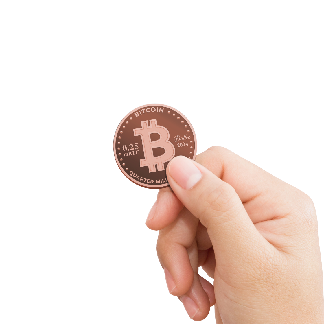 Ballet Quarter Milli Bitcoin (0.00025 BTC Loaded)