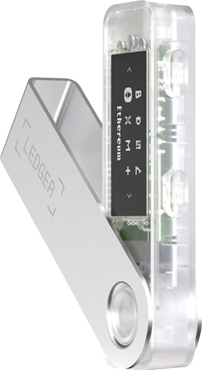 Ledger Nano S Plus Hardware Wallet - Black - Orange - Blue - White - Ice