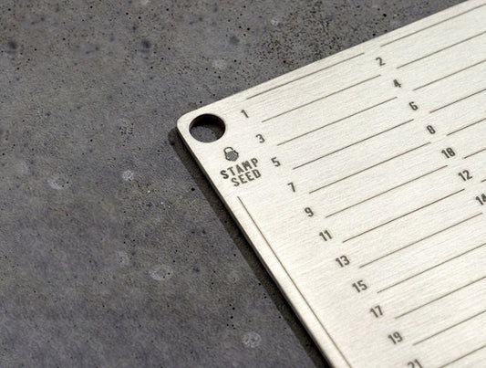 Stamp Seed Titanium Seed Plate