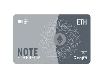 Tangem Note Ethereum card, front view