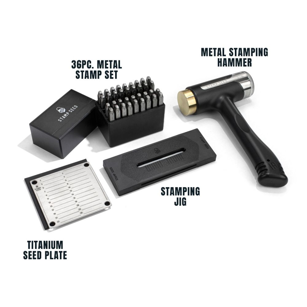 StampSeed TITANIUM SEED PHRASE STAMPING KIT