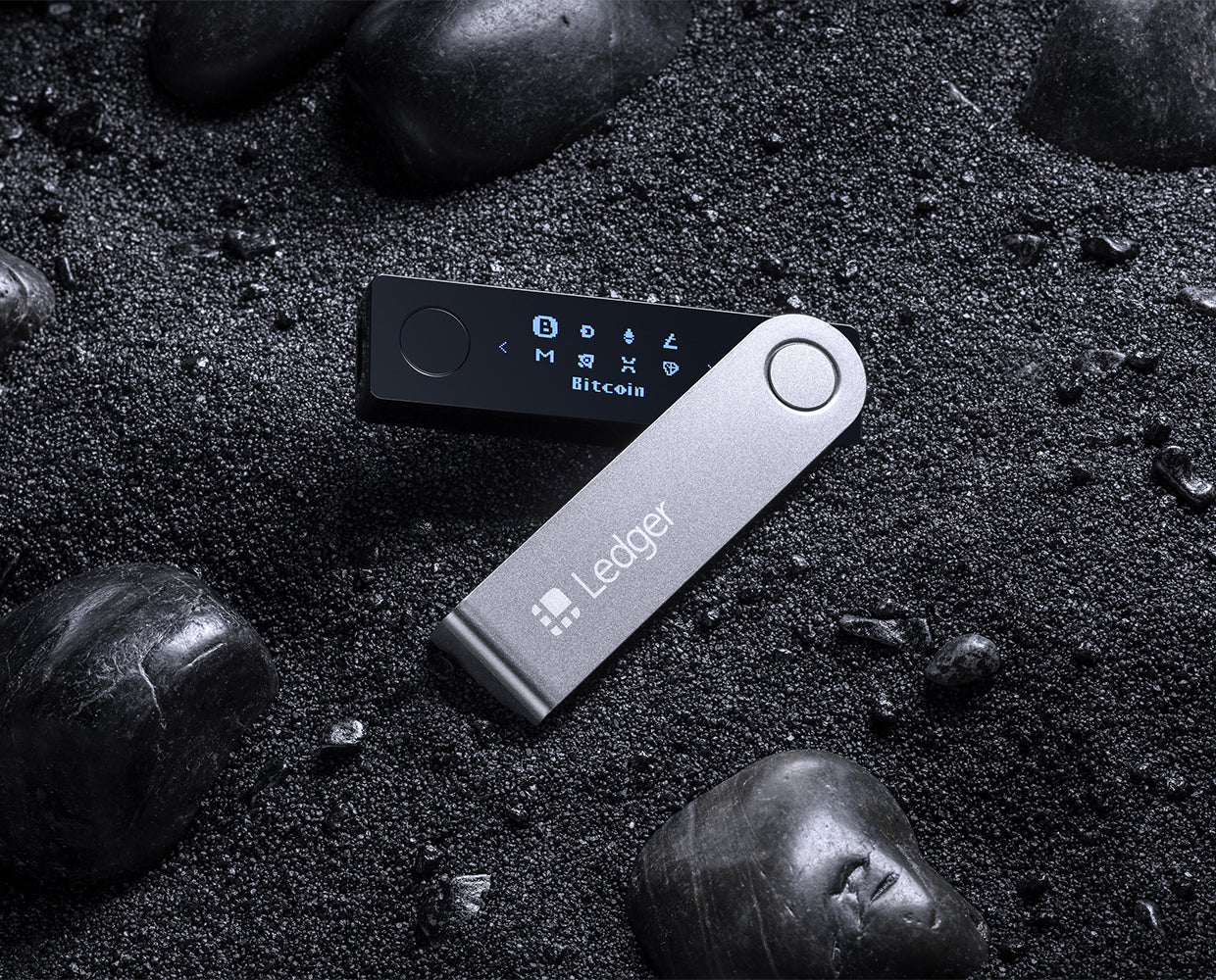 Ledger Nano X Hardware Wallet. Purple - Orange - Black.4