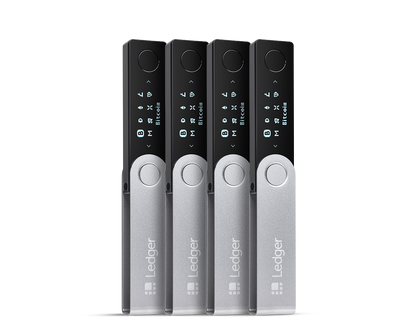 Ledger Nano X Family Pack of 4 Hardware Wallets