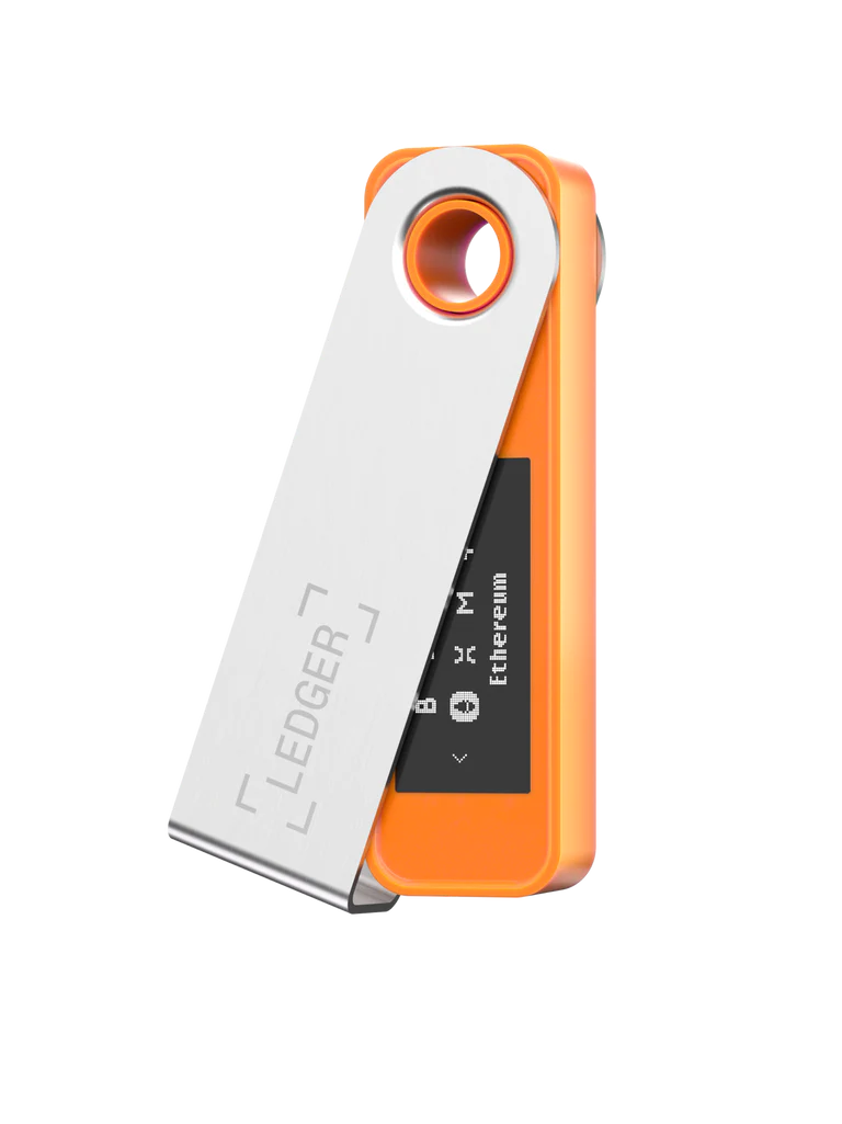 Ledger Nano S Plus Hardware Wallet - Black - Orange - Blue - White - Ice