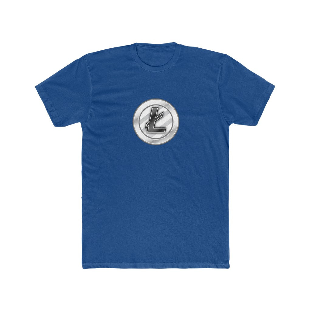 Litecoin T-Shirtsolidblue