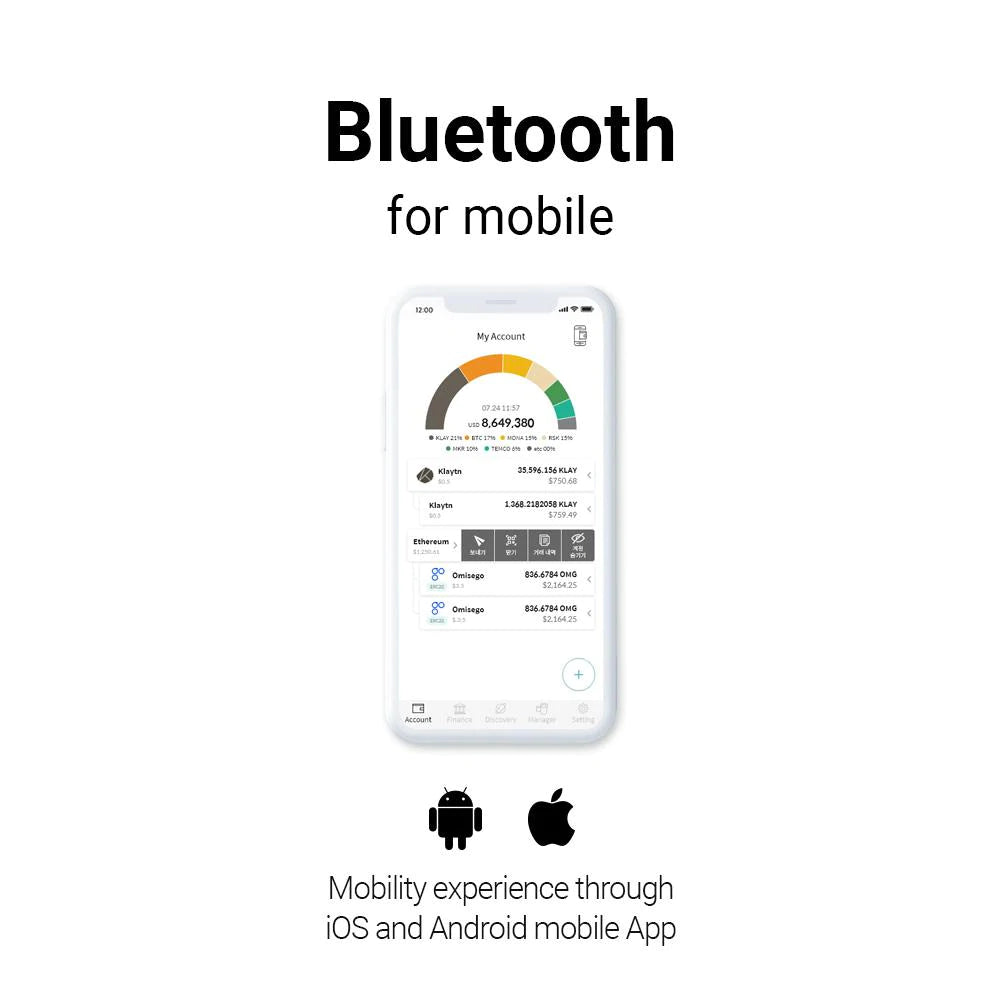 D Cent Biometric Hardware Wallet Bluetooth