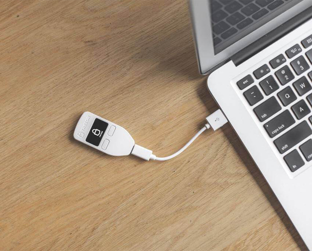 Trezor One Hardware Wallet.4