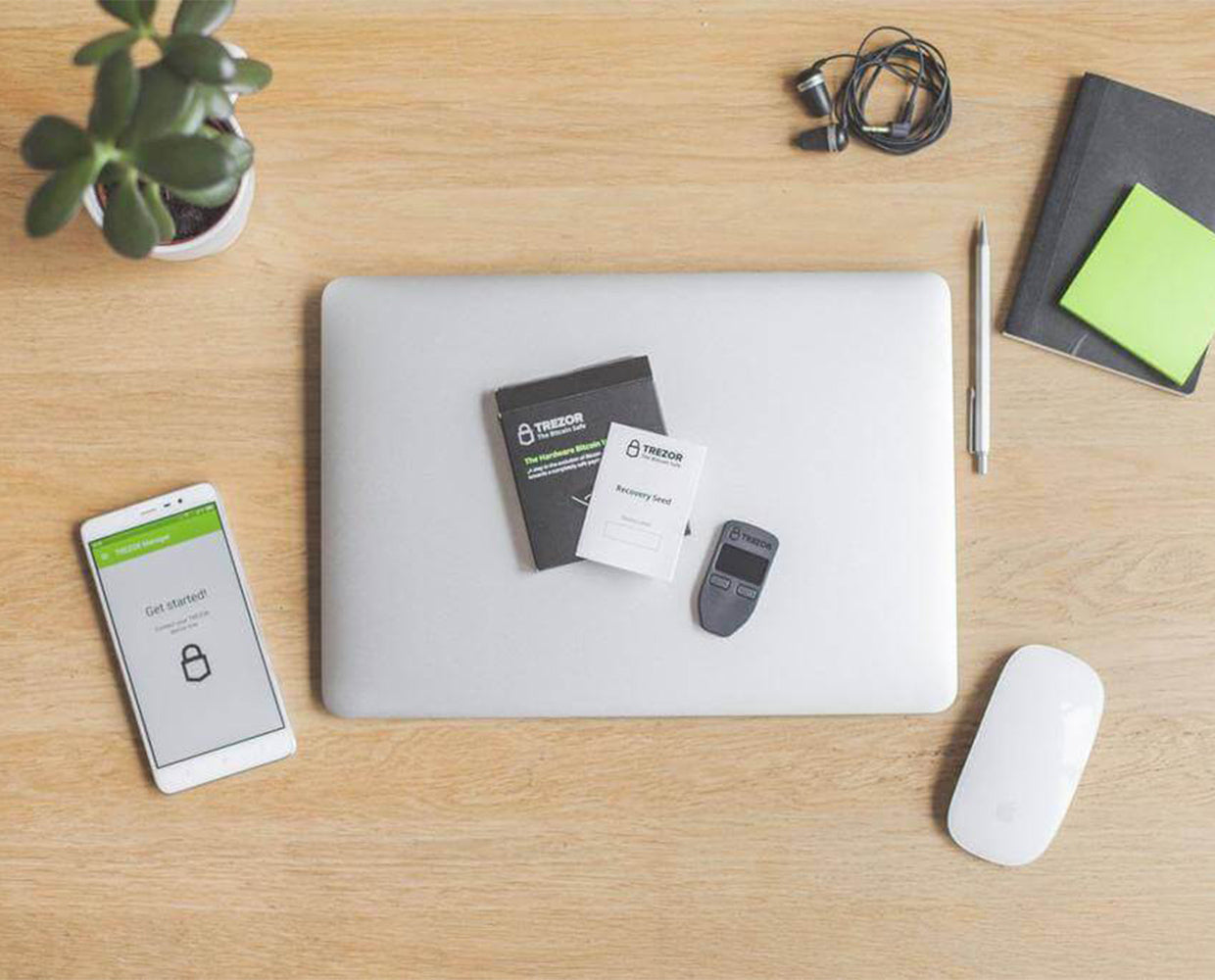 Trezor One Hardware Wallet.6