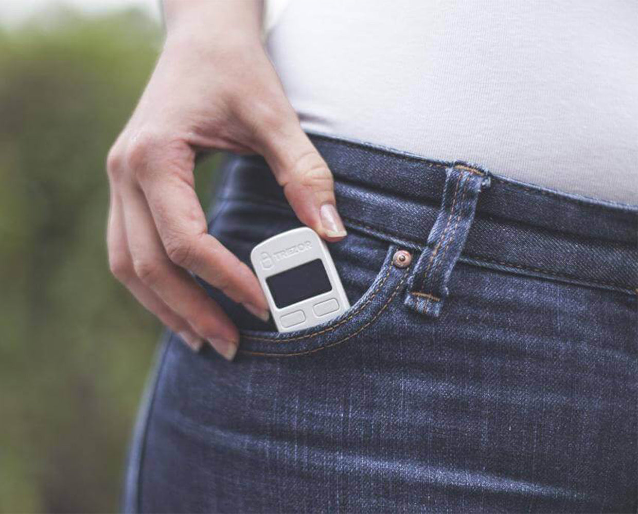 Trezor One Hardware Wallet.8